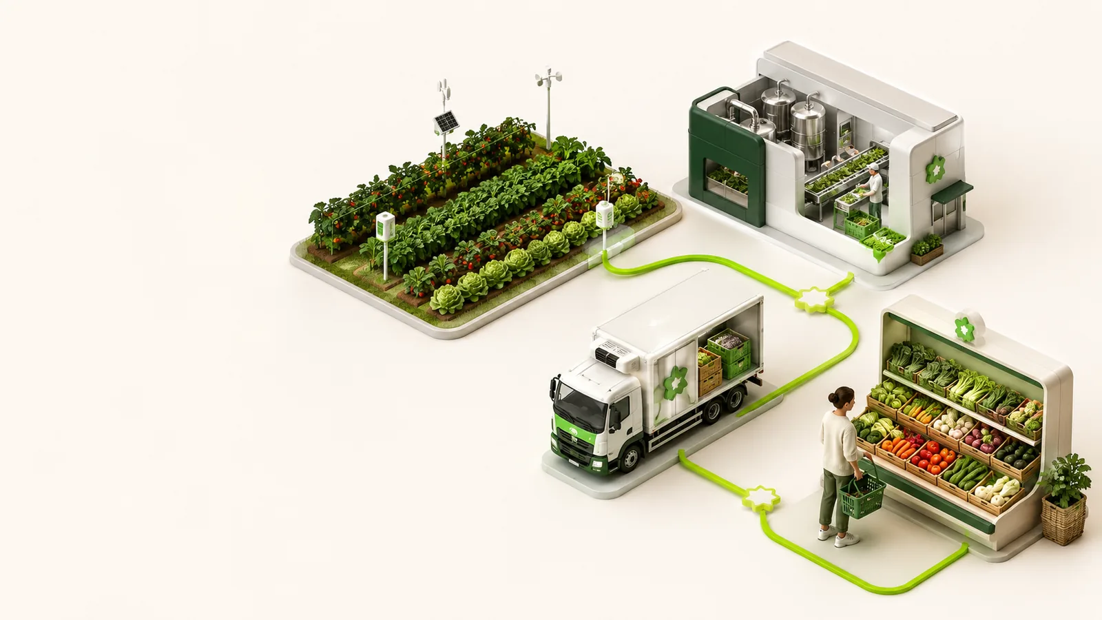 Digital view of the connected food chain